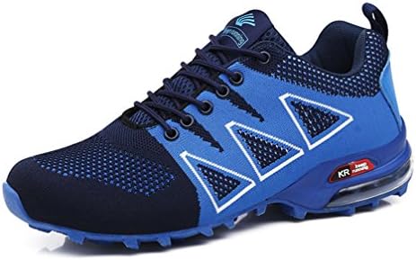 UTENAG Men's Running Shoes Sports Trail Trekking Athletic Outdoor Hiking Sneakers Casual with Air Cushion Size 11.0 D(M) US/EU 45 Blue