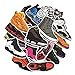 100 Pcs Fashion Brand Sneakers Basketball Shoes Sports Shoes Stickers for Laptop Stickers Motorcycle Bicycle Skateboard Luggage Decal Graffiti Patches Stickers[No-Duplicate Sticker Pack]