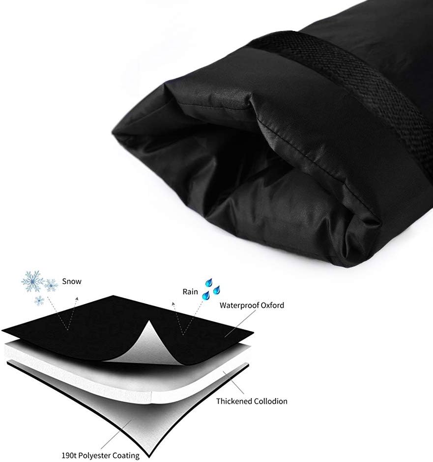 ENJSD Outdoor Faucet Cover for Winter, Water Faucet Cover Socks, 210D Oxford Cloth Insulatd Cotton Pouch, Anti-Frozen & Waterproof, Against Rain and Snow Winter Freeze Protection, Set of 2 : Garden & Outdoor
