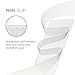 Ultra Thin Mouse Pad, multifun Non-Slip Mousepad with Repositionable Adhesive Back, 10x8 Inch Easy-Clean Portable Mouse Pat for Office - White