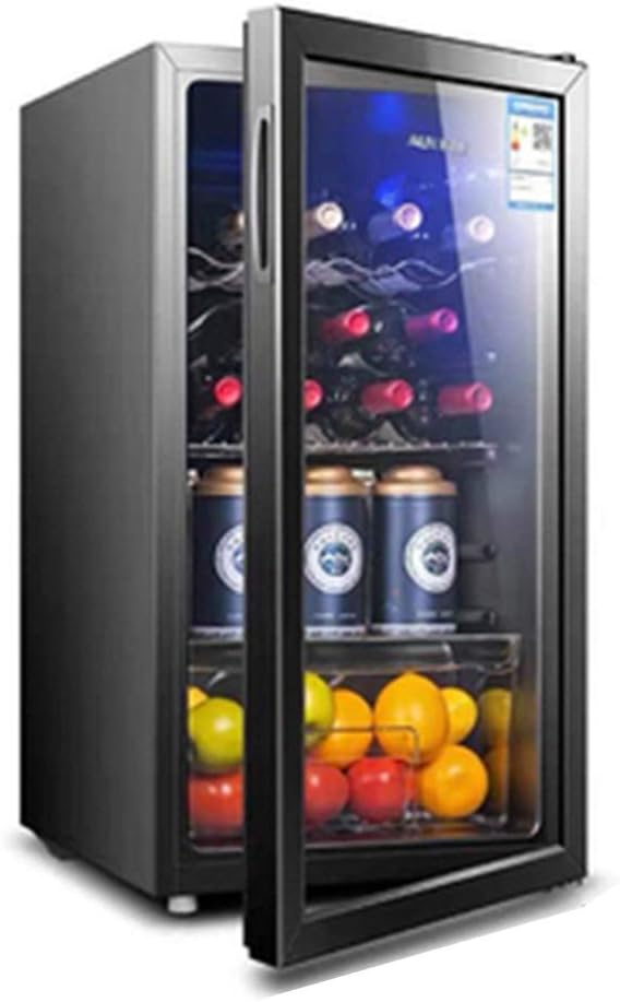 Wine Refrigerator Beverage Cooler, Fourlayer Mini Refrigerator, Small Wine Cellar
