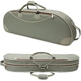 YoungMonic Violin Case 4/4 Full Size Oxford Box with Straps 2 Bows Holder Lightweight Violin Case Durable Carry Strong Violin Bags &amp; Cases