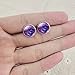 JIAYIQI Women Shiny Starry Sky Crescent Luna Crystal Gemstone Stud Earrings Bracelet Bangle Pendant Necklace