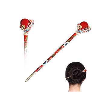 Amazon Com Star Top Chinese Hair Chopsticks Hair Decor Flower