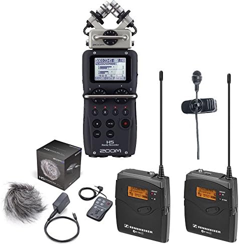 Sennheiser EW 122-P G3 Wireless Bodypack/Receiver Lav Mic (A-Band), Zoom H5