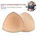 Silicone Bra Pads,SAOYA Lift Breast Inserts Breathable Push Up Sticky Bra Cups for women (4 Pairs-Beige, A/B-Cup)