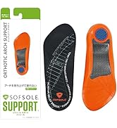 ソフソール(SOFSOLE)長時間の立ち仕事・ランニングに! インソール 中敷き 硬質ヒール・足底サポート [スタビリティ・オーソテックアーチサポート] メンズ/レディース/男女兼用 (22~3...
