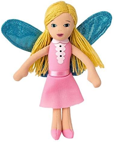 Dreamland Fairy 6" Plush Doll with Sparkly Blue Wings - Bring the Magic to Life