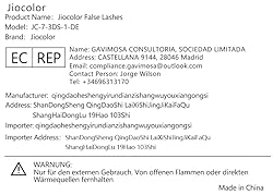 Lashes Natural Look, Wispy Eyelashes, Jiocolor