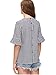 Romwe Women's Cute Blouse Short Sleeve Summer Tunic Top Black M