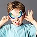 2 Pairs Alien Glasses Silver Glasses with Rainbow Color Lens and 2 Pieces Martian Antenna Headband Boppers for Adults and Kids Party Favors