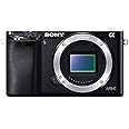 Sony Alpha a6000 Mirrorless Digital Camera 24.3 MP SLR Camera with 3.0-Inch LCD - Body Only (Black)