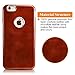 icarercase Leather Case Compatible for iPhone Brown