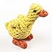 Durable Dog Puppy Toys Duck oneisall Pet Chew Rope Toy Dental Teeth Cleaning for Dog Puppy Biting