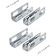3.5" HDD Hard Drive Mounting Bracket Adapter for 5.25" Bay, Convert 3.5 Inch HDD Into One 5.25 Inch Drive Bay (2 Pack)