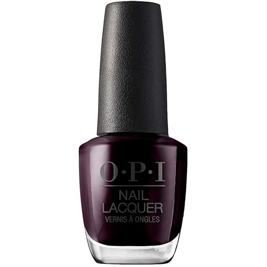 O.P.I Nail Lacquer, Black Cherry Chutney, 15ml