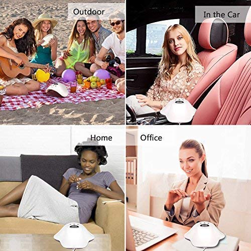 image for Nail Curing Lamp, Feagar Portable Nail Dryer, UV/LED Gel Nail Polish L