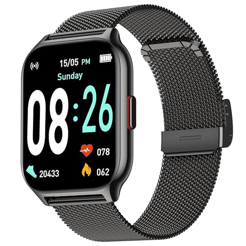ZOSKVEE Smart Watch Women Men, [Two Straps] Bluetooth Call, 2 Inch Sports Smartwatch with Blood Pressure, 100+ Sports, Heart Rate, DIY Dials, for iOS Android