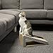 iPrimio Cat Scratcher Ramp - Foldable for Travel & Easy Storage - Great for Cats Playing Over, Laying, & Scratching - Patent Pending Design (1 Pack)