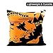UMIKU 4 Packs Halloween Pillows Cover Decorations Pumpkin Bat Goast Cat Pillow Cases Decor Halloween Throw Pillow Case Sofa Waist Throw Cushion Covers Home Decor Square 18 x 18 inches