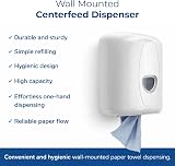 Phoenix Wall Mounted Centerfeed Dispenser White Tissue Blue Roll Holder view 2