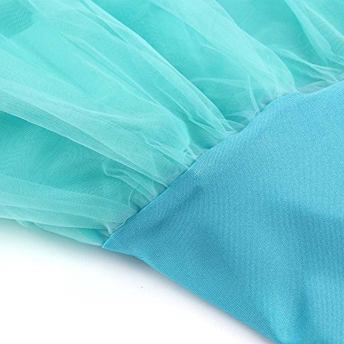 iYBUIA Womens High Waist Pleated Short Skirt Adult Tutu Dancing Skirt