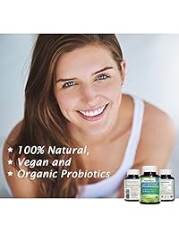 NatureMyst Probiotics - Probióticos (50 billones por servido, 18 filtros probióticos, 60 cápsulas de veggio,...