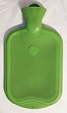 Sänger Rubber Hot Water Bottle - Made in Germany - 2 Litres (Green)
