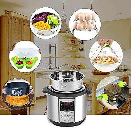 Pressure Cooker Accessories Set, Compatible with 5 6 8 10 Qt Instant Pot Cooker or Other Electric Pressure Cookers, 7 Pieces Must Have Pressure Cooker Pot Accessories to Make Cooking a Breeze
