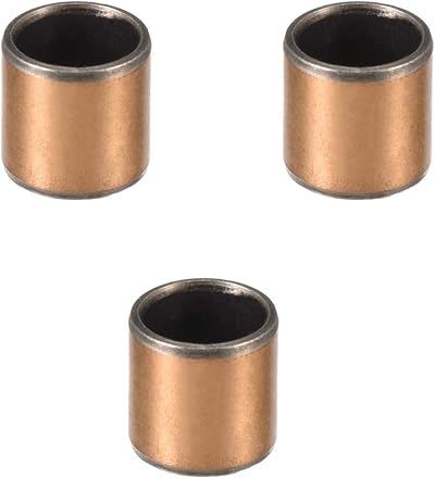 sourcing map 8mm ID x 10mm OD x 10mm Sleeve Bearing Oilless Bushing 3 Pack