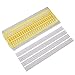 Pueri Embroidery Floss Organizer 50 Positions Sewing Needle Pins Holder Cross Stitch Kit Embroidery Thread Project Dedicated Tool DIY Sewing Tools (Jelly Yellow)