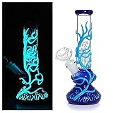 Zunesra TGH Luminous Art Glass Thickened 10.5 Inches(Blue)