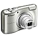 Nikon COOLPIX A10 Digital Camera 16.1MP 5X Zoom NIKKOR Glass Lens - Silver with 16GB Memory Card All Weather Sport Case Bundle (Renewed)