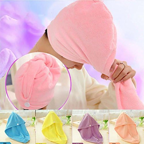 MagicMen Microfiber Super Absorbent Soft Bath Towel Hair Dry Hat Cap