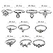 10 Pcs Vintage Women Mid Ring Set Bohemian Starfish Rhinestone Joint Knuckle Nail Midi Ring Set