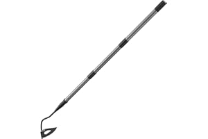 LCOKEIY Hoe Garden Tool,Hollow Gardening Hoe with Sturdy Blade for Digging,Weeding,Hoeing,Cutting and Loosing Soil,Heavy Duty Garden Hoe with 84” Adjustable Long Handle…