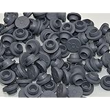 Self Healing Injection Port(100 peices) 13mm Rubber Bottle Stoppers (Steam Sterilization Safe) for Sealing 1/4 inch or 7mm Opening