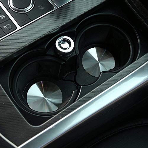 304 Stainless Steel Cup Holder Cover Mat Trim Cover Car Accessories for Landrover Range Rover Sport Vogue Discovery Sport Discovery 4 LR5