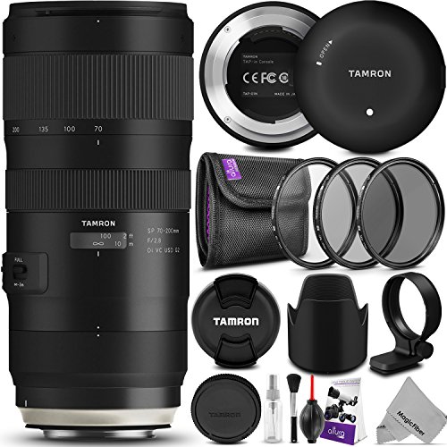 Tamron SP 70-200mm F/2.8 Di VC USD G2 Lens For CANON EF Cameras W/Tamron Tap-in Console And Essential Photo Bundle