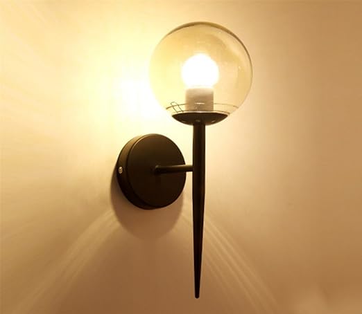 Oofay Lampara De Pared De Hierro Posmoderna Diseno Simple Lampara