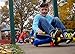 Roller Racer Blue Sport Model ~ Made in USA by Mason Corporation | Top Rated by PE Teachers & Kids for Active Fun | Completely Assembled with RamsHorn safety handlebars for Group Games