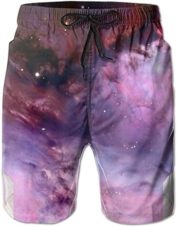 Astronauts Sloth Starry Star Mens Boardshorts Basketball Mens Swim Trunks Quick Dry