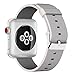 Yichan Woven Nylon Fabric Wrist Strap Replacement Band with Classic Square Stainless Steel Buckle for Apple iWatch Series 1 / 2,Sport & Edition,38mm,Pearl