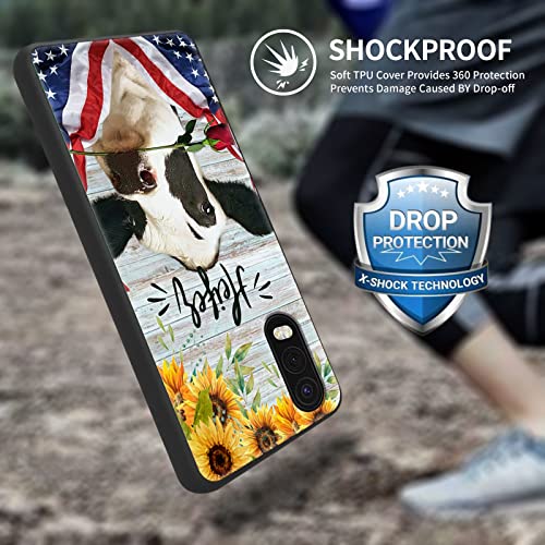 RAUEDWDJS for Galaxy XCover Pro Soft TPU Case, Slim Samsung XCover