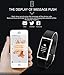 Huaker Smart Band Operating Manual Activity Tracker : Heart Rate Monitor Wireless Bluetooth Smart Wristband Bracelet, Waterproof Fitness Watch (silver gray)