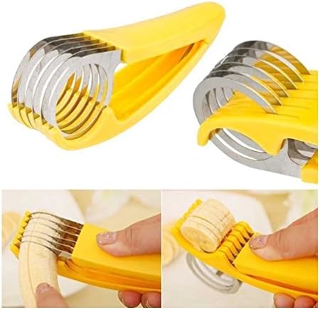 Banana Slicer Cutter utensils Kitchen Tool Vegetable Cucumber Chopper Salad Gadget