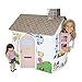 Emily Rose Doll Clothes Incredible Colorful Dollhouse or Kid's Play House with Functioning Door, Window and Roof Hatch! (Country Cottage)