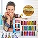 Fine Glitter Set, Premium Loose Glitter Pack of 30 Non-Toxic Shakers for Arts, Crafts, Body, Scrapbooking, Nails, Face, Party, Holiday, Bling