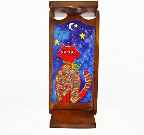 Costa Rican red cat print: coffee maker