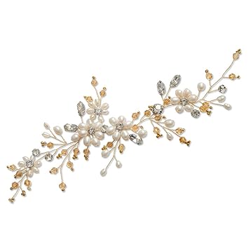 Amazon Com Trixy Wedding Headband Bridal Hair Band Bridal